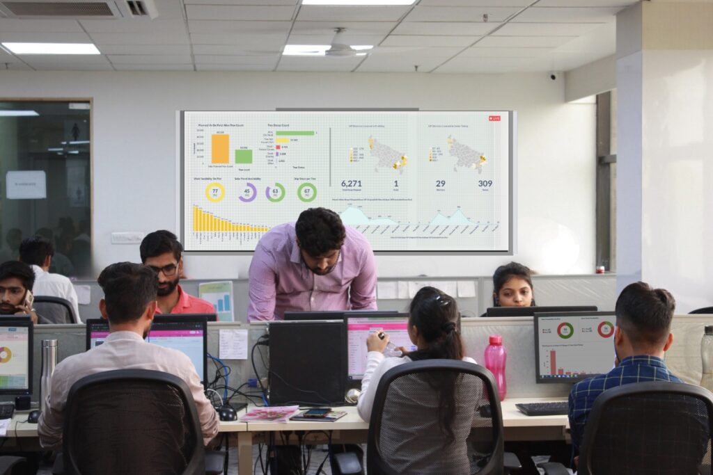 Dashborad on Wall, Anaxee's Climate Command Centre