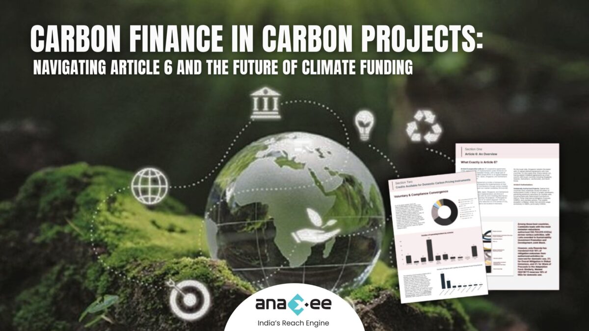 Carbon Finance in Carbon Projects: Navigating Article 6 and the Future of Climate Funding