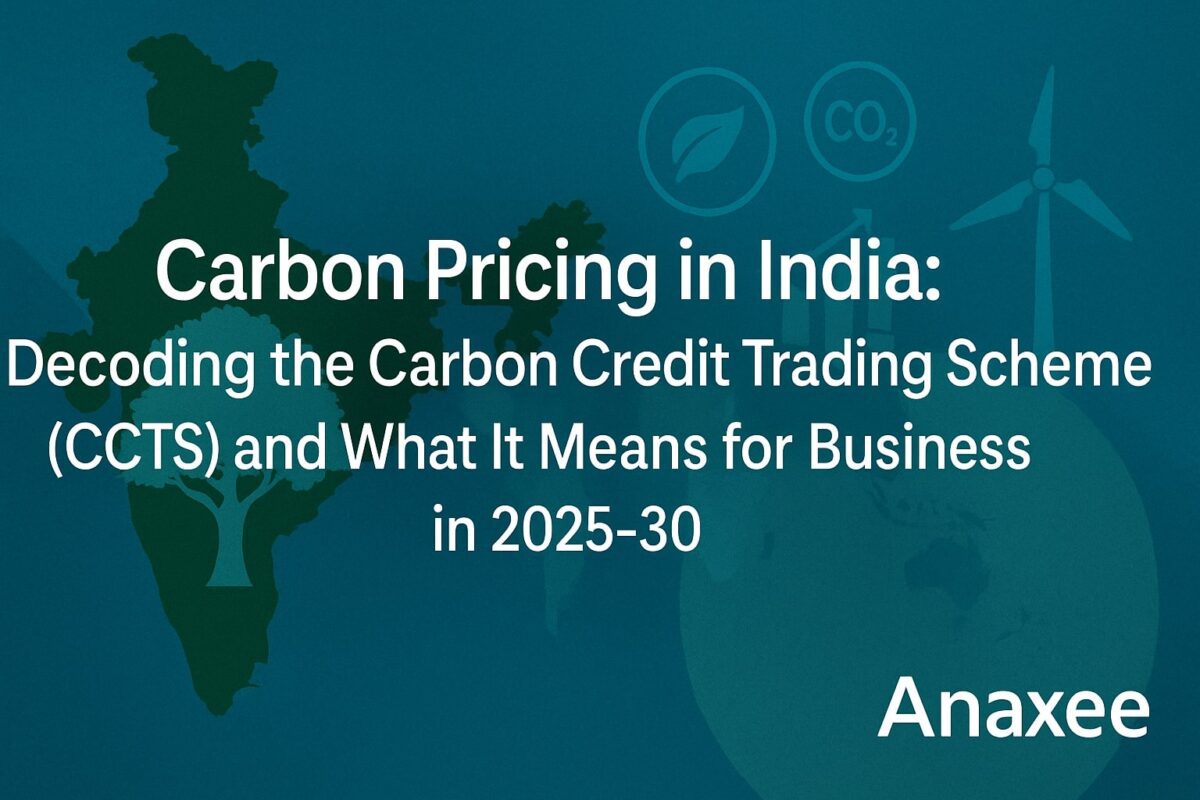 Carbon Pricing in India: Decoding the Carbon Credit Trading Scheme (CCTS) and What It Means for Business in 2025‑30