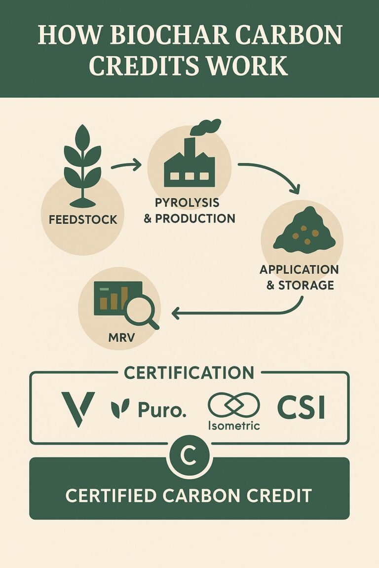 How Biochar Carbon Credits Work: From Production to Certification ...