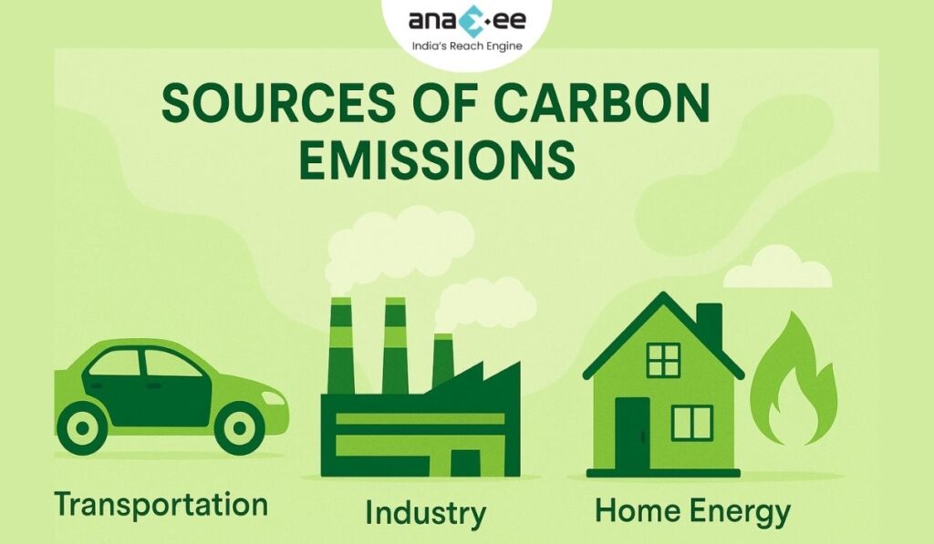 Graphics of Sources of Carbon Emissions