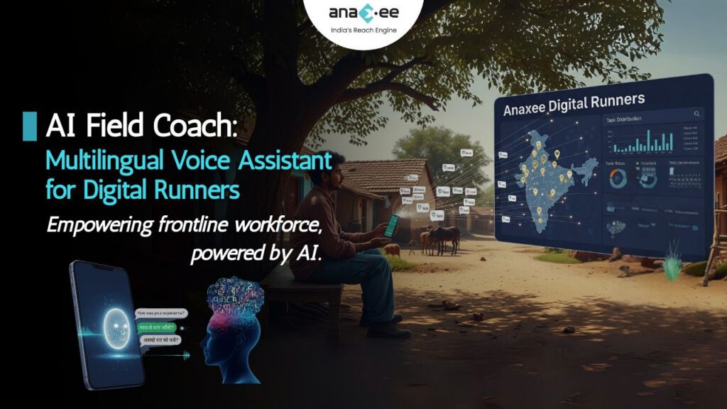 Multilingual AI voice assistant guiding frontline digital workers in rural India.